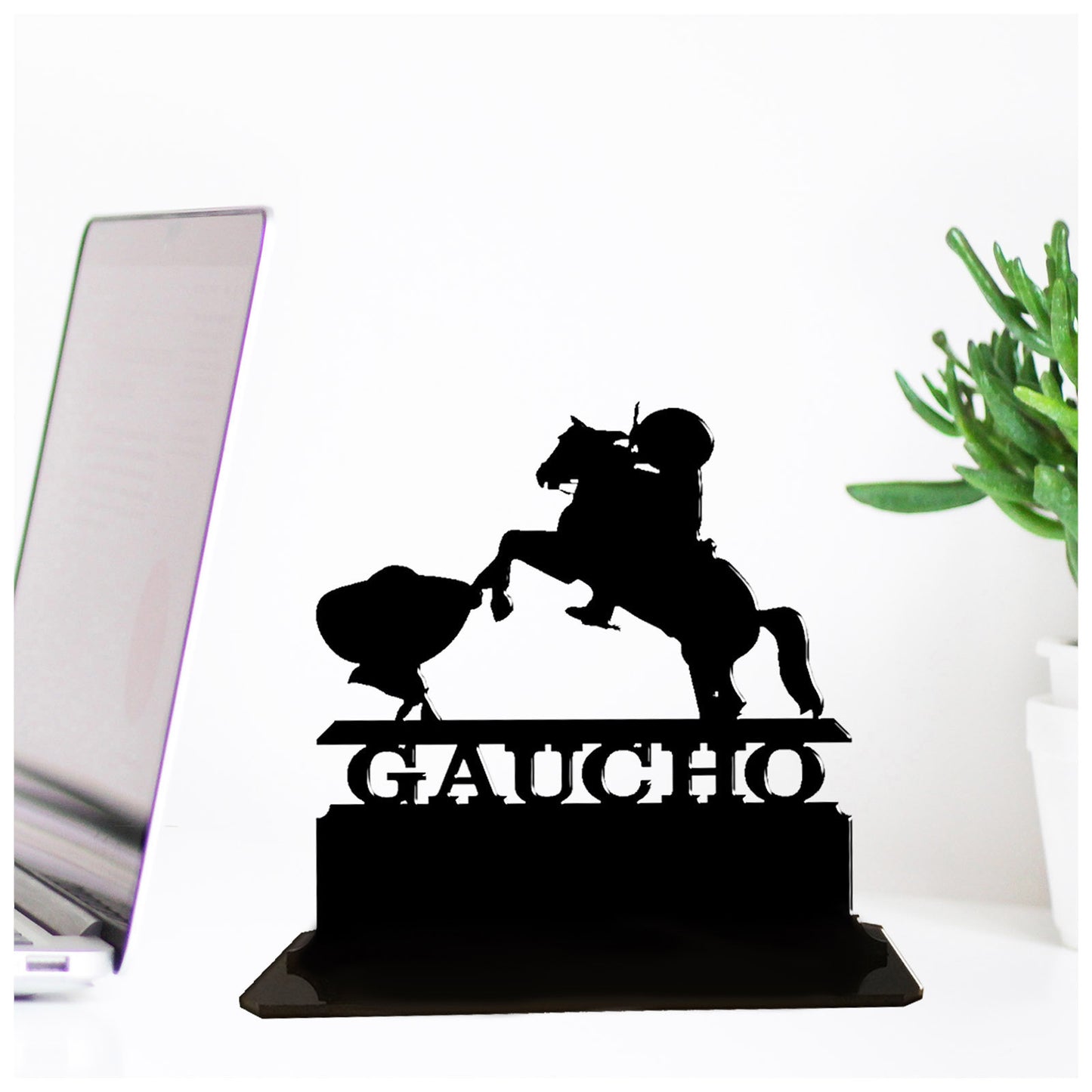 Acrylic personalized Gaucho Mexican themed gift ideas. Standalone keepsake ornaments.