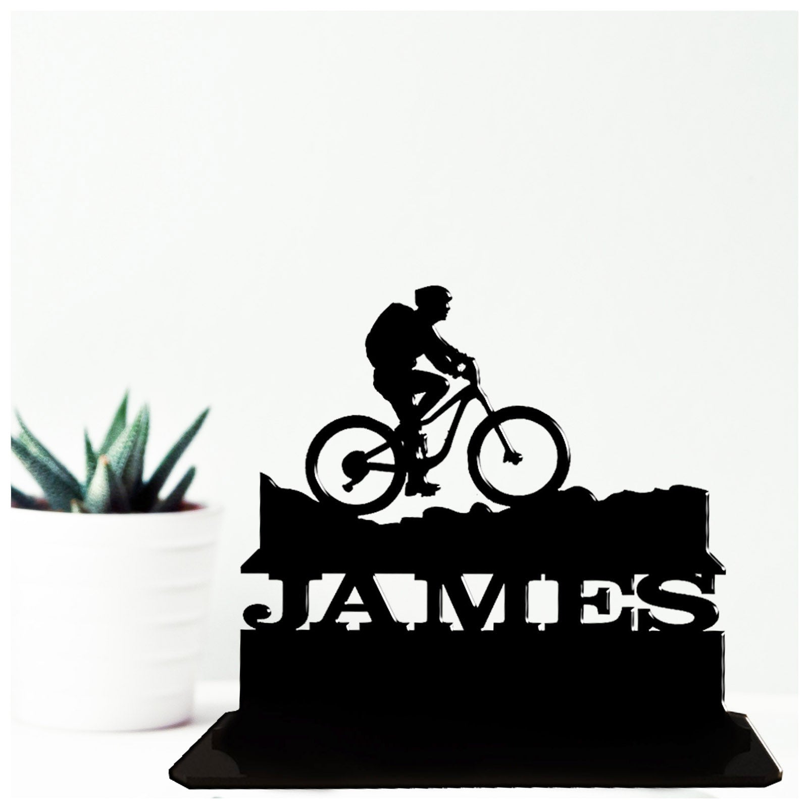 Personalised acrylic best gifts for mountain bikers keepsake ornament